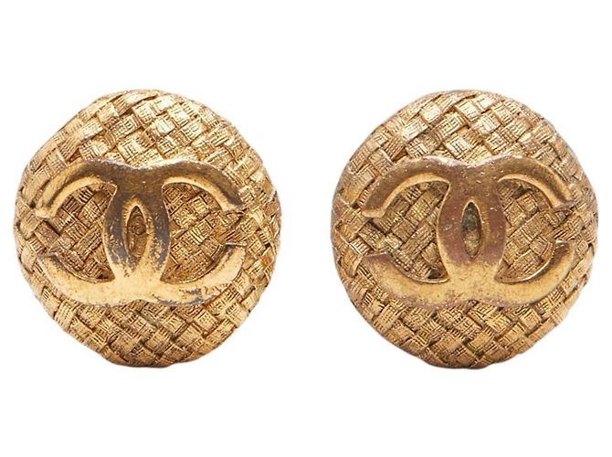 Orecchini a clip vintage Coco Mark di Chanel D'oro - vista 2