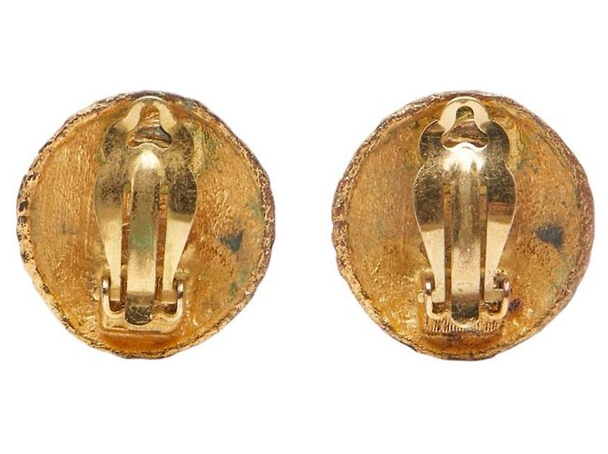 Orecchini a clip vintage Coco Mark di Chanel D'oro - vista 3