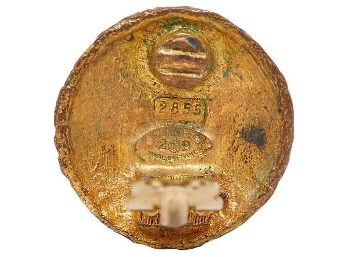 Orecchini a clip vintage Coco Mark di Chanel D'oro - vista 4