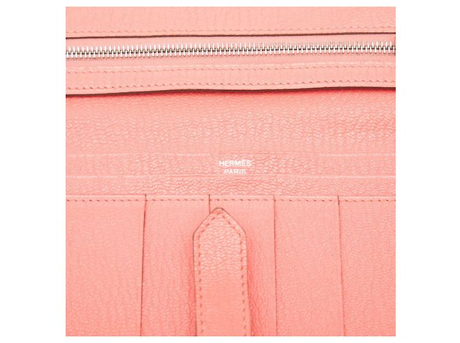 Cartera Larga Souffle Bearn de Hermès Rosa - vista 6