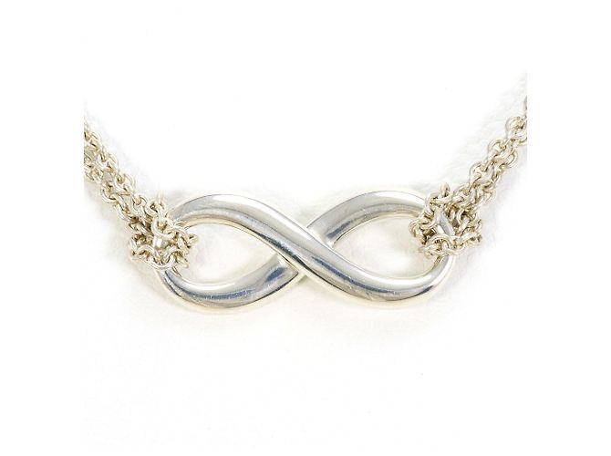 Collana Infinito Tiffany & Co. in Argento Sterling - vista 3