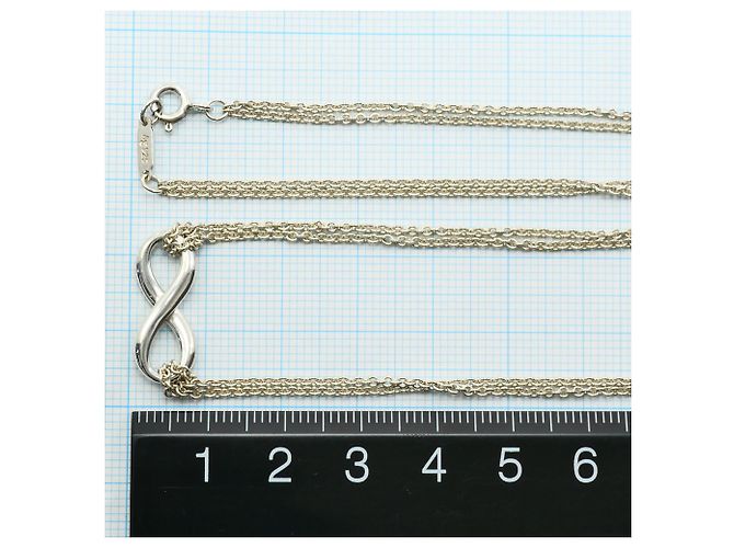 Collana Infinito Tiffany & Co. in Argento Sterling - vista 4