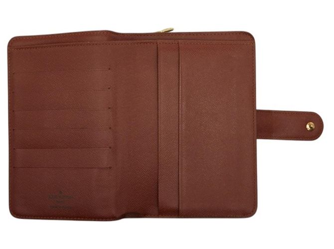 Billetera Bifold Porte Papier Monogram Louis Vuitton Castaño - vista 10
