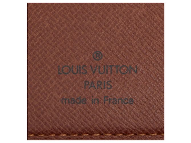 Billetera Bifold Porte Papier Monogram Louis Vuitton Castaño - vista 12