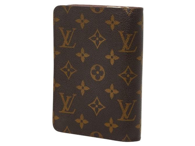 Billetera Bifold Porte Papier Monogram Louis Vuitton Castaño - vista 2