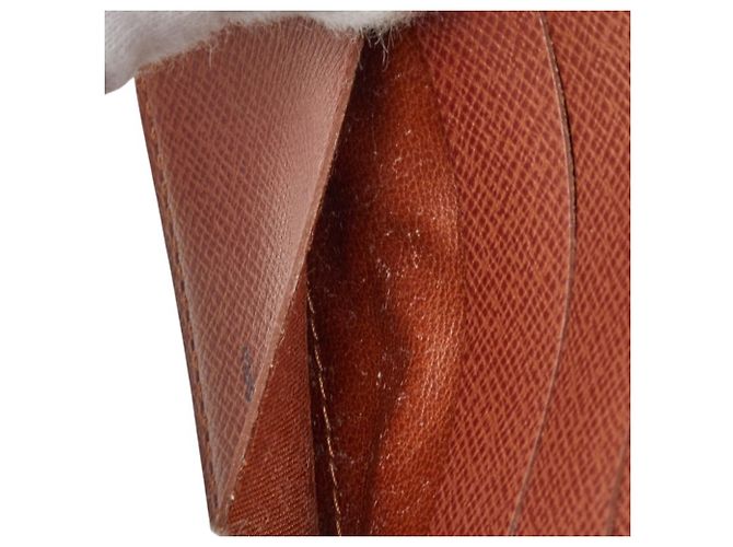 Billetera Bifold Porte Papier Monogram Louis Vuitton Castaño - vista 6