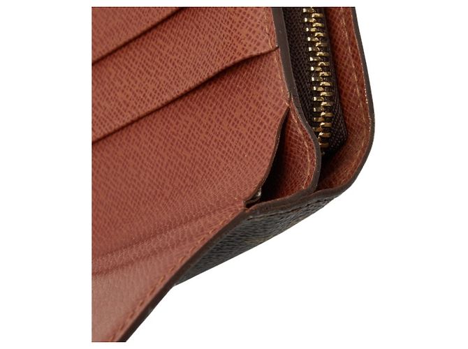 Billetera Bifold Porte Papier Monogram Louis Vuitton Castaño - vista 7