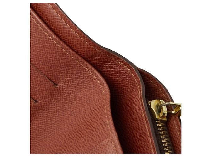 Billetera Bifold Porte Papier Monogram Louis Vuitton Castaño - vista 8