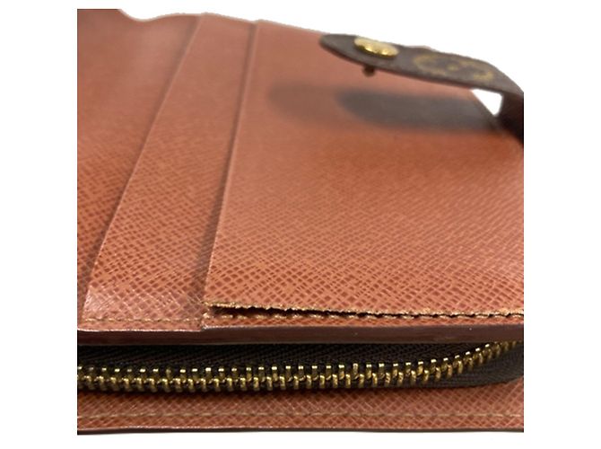 Billetera Bifold Porte Papier Monogram Louis Vuitton Castaño - vista 9