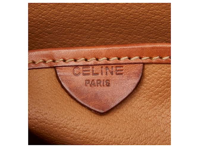 Céline Borsa a tracolla Celine Macadam Marrone Beige - vista 12