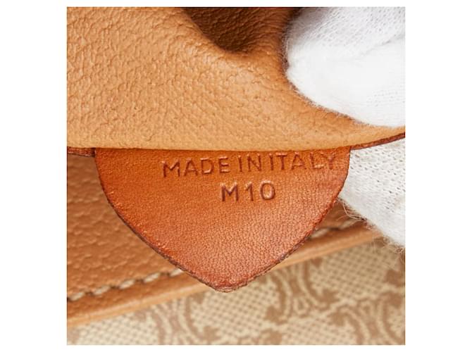Céline Borsa a tracolla Celine Macadam Marrone Beige - vista 13