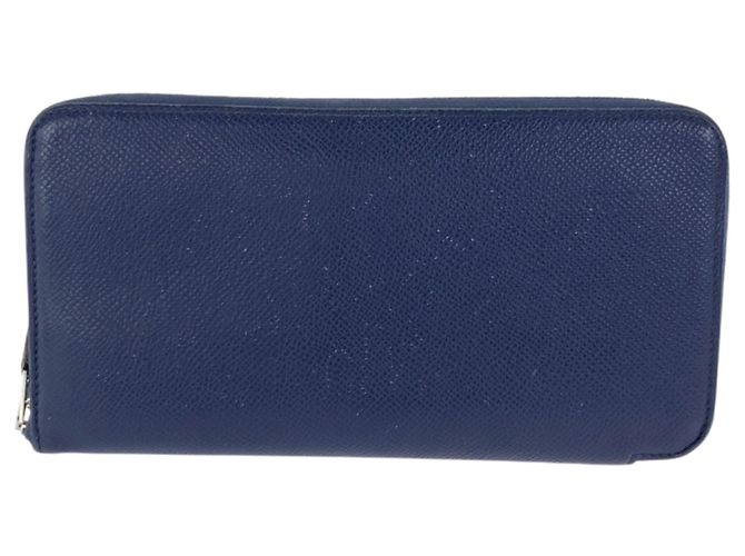 Hermès HERMES Azap Long Silk Wallet Blue Navy blue - view 2