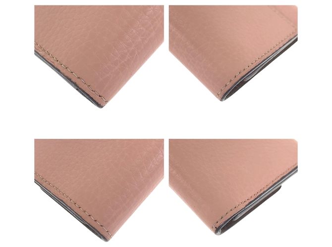 Capucines Monedero de cuero rosa Louis Vuitton - vista 4