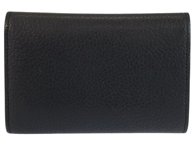Cartera Capucines Compacta Louis Vuitton Negro Rosa - vista 2