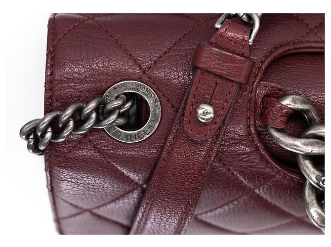 Timeless Chanel Perfect Edge Grande Double Flap – Bordeaux / Rutenio – Set Completo Rosso Bordò - vista 10
