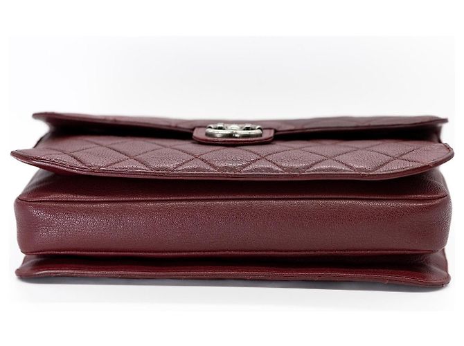 Timeless Chanel Perfect Edge Grande Double Flap – Bordeaux / Rutenio – Set Completo Rosso Bordò - vista 11
