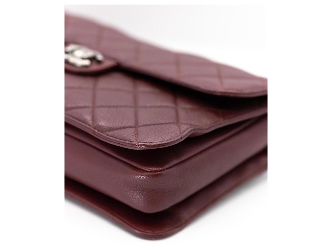 Timeless Chanel Perfect Edge Grande Double Flap – Bordeaux / Rutenio – Set Completo Rosso Bordò - vista 12