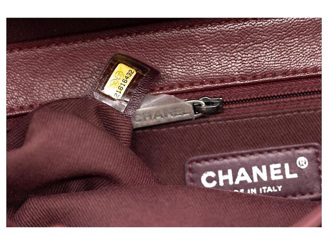 Timeless Chanel Perfect Edge Grande Double Flap – Bordeaux / Rutenio – Set Completo Rosso Bordò - vista 16