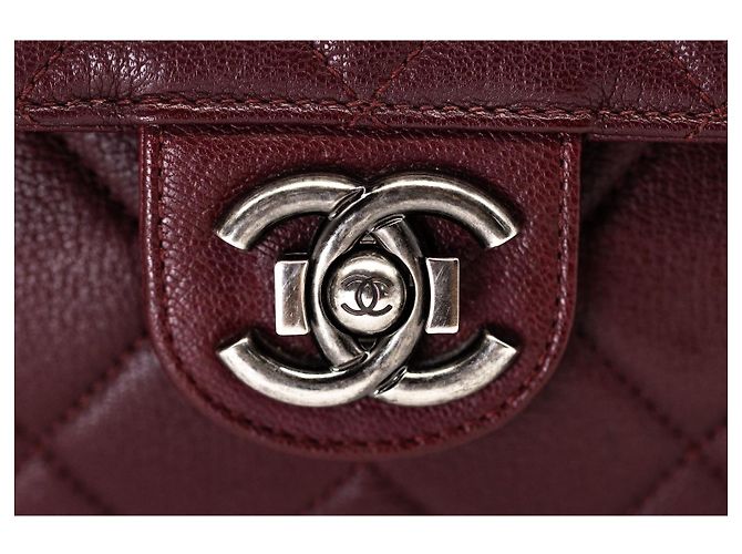 Timeless Chanel Perfect Edge Grande Double Flap – Bordeaux / Rutenio – Set Completo Rosso Bordò - vista 5