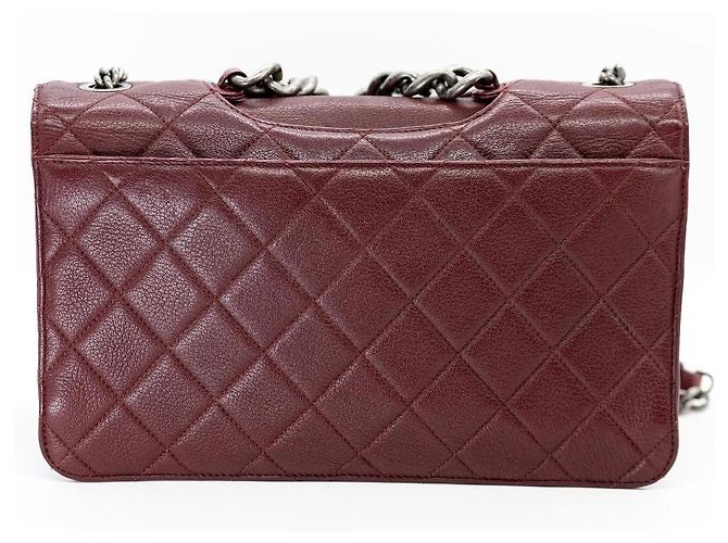 Timeless Chanel Perfect Edge Grande Double Flap – Bordeaux / Rutenio – Set Completo Rosso Bordò - vista 6