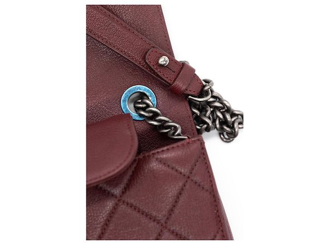 Timeless Chanel Perfect Edge Grande Double Flap – Bordeaux / Rutenio – Set Completo Rosso Bordò - vista 8