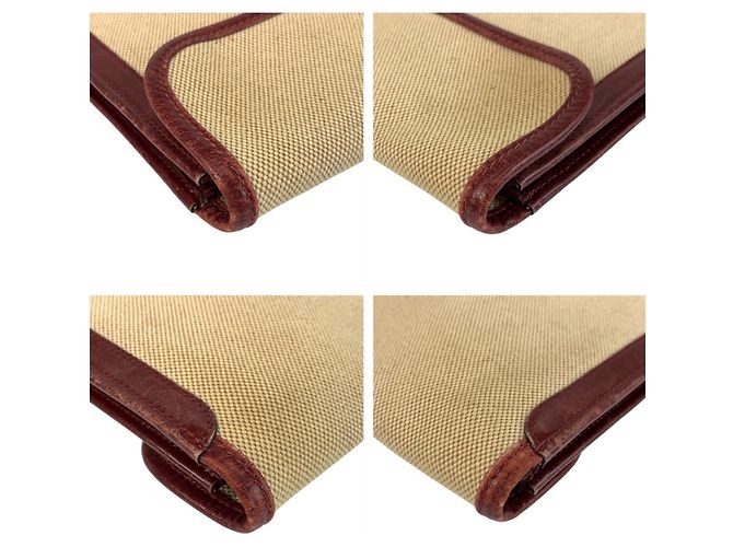 Hermès Pochette HERMES H Logo Jige PM Rosso Beige - vista 5