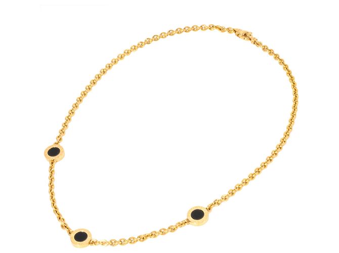 Bulgari Collana Bvlgari in onice in oro giallo 18K - vista 3