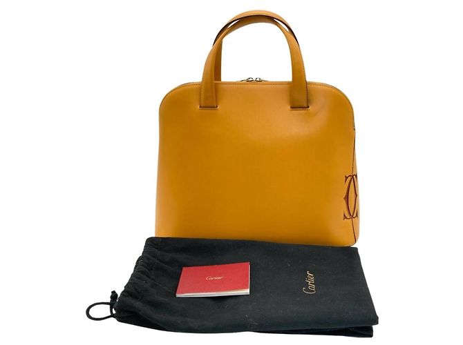 Borsa Cartier Must C Cammello - vista 12