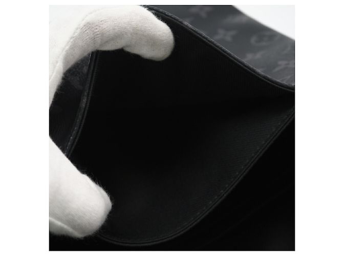 Borsa a Spalla Louis Vuitton Eclipse District PM M45272 Marrone - vista 13