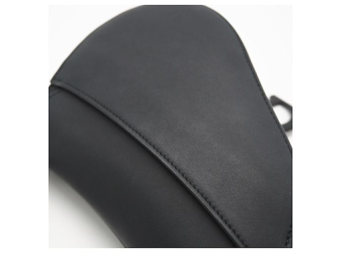 Borsa Saddle in pelle di vitello ultra opaca Christian Dior Nero - vista 4