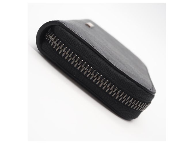 Christian Dior CD Diamond Leather Coin Case Brown Black - view 6