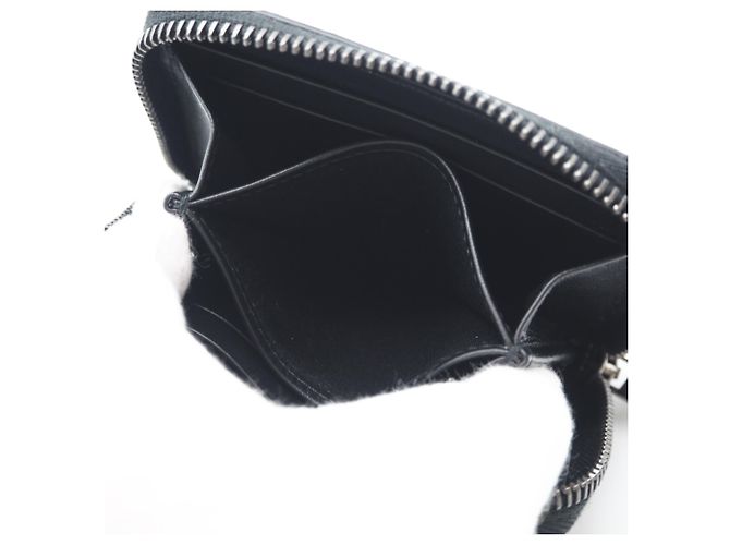 Christian Dior CD Diamond Leather Coin Case Brown Black - view 9