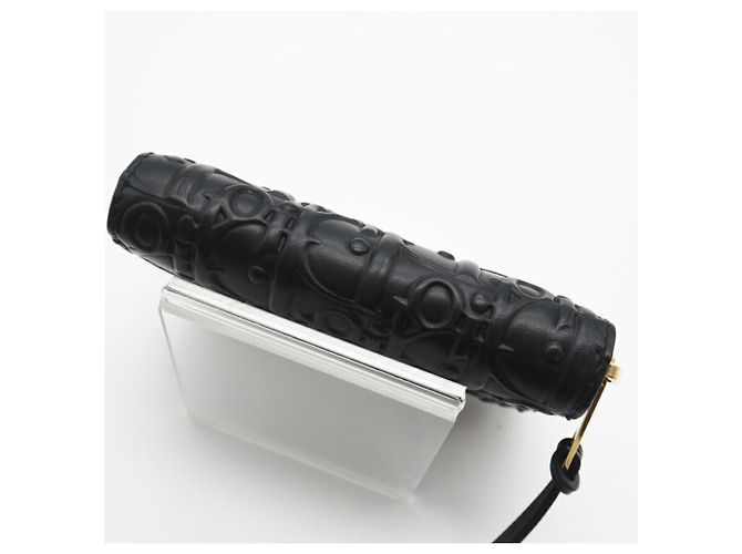 Monedero de cuero Trotter Gravity de Christian Dior Negro - vista 6