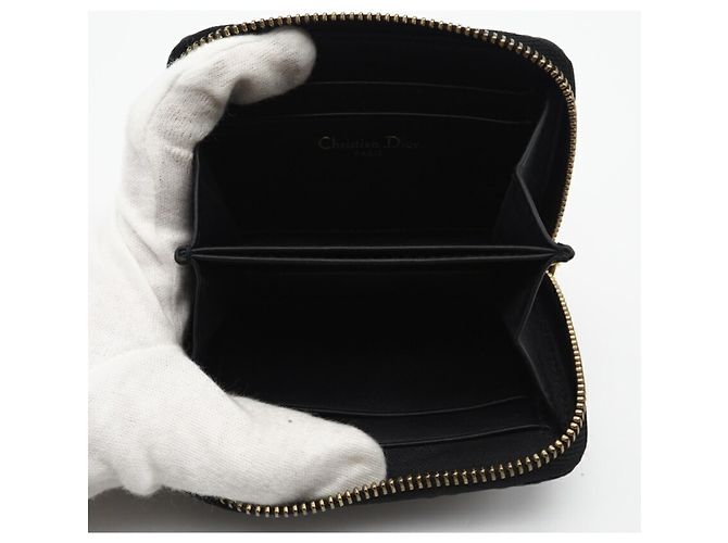 Monedero de cuero Trotter Gravity de Christian Dior Negro - vista 9