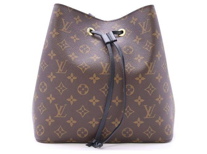 Néonoé Borsa a Spalla 2 in 1 Monogram NeoNoe di Louis Vuitton Marrone Nero Beige Monogramma - vista 3