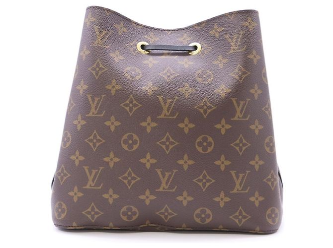 Néonoé Borsa a Spalla 2 in 1 Monogram NeoNoe di Louis Vuitton Marrone Nero Beige Monogramma - vista 4