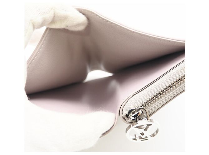Cartera Bifold Lou Bloom de Cuero de Cordero Louis Vuitton Castaño Rosa - vista 10