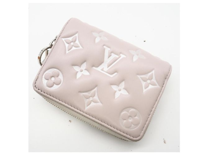 Cartera Bifold Lou Bloom de Cuero de Cordero Louis Vuitton Castaño Rosa - vista 4