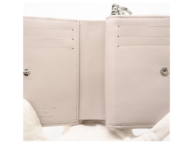 Cartera Bifold Lou Bloom de Cuero de Cordero Louis Vuitton Castaño Rosa - vista 9