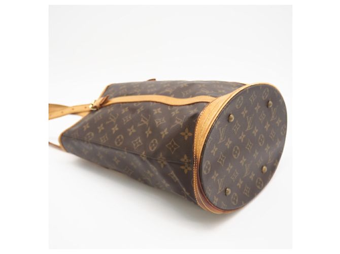 Borsa Monogram Bucket GM di Louis Vuitton Marrone Monogramma - vista 4