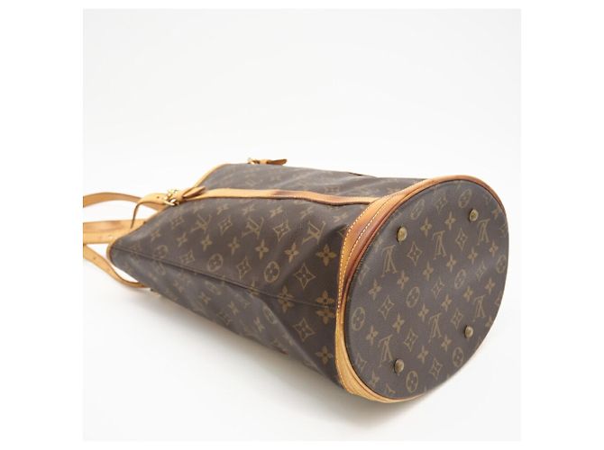 Borsa Monogram Bucket GM di Louis Vuitton Marrone Monogramma - vista 5