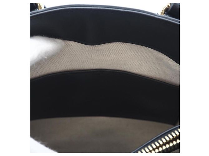 Gucci GG gesteppte Lederhandtasche Schwarz - Ansicht 11