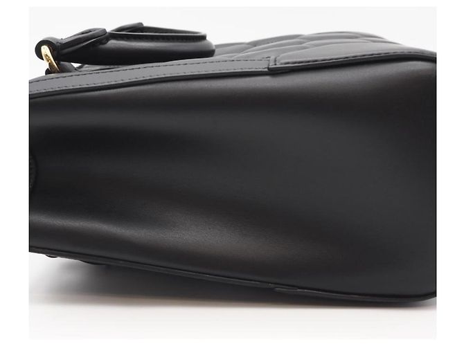Gucci GG gesteppte Lederhandtasche Schwarz - Ansicht 8