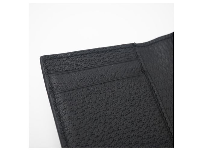 Gucci Double G Leather Card Case Black - view 11