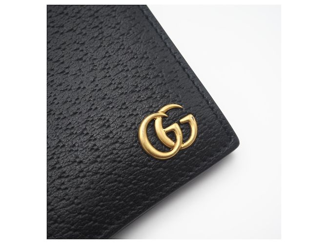 Gucci Double G Leather Card Case Black - view 12