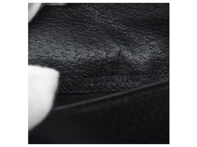 Gucci Double G Leather Card Case Black - view 14