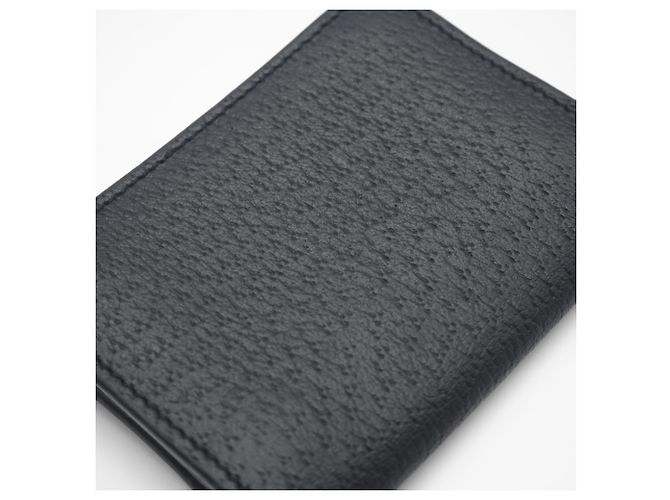 Gucci Double G Leather Card Case Black - view 4