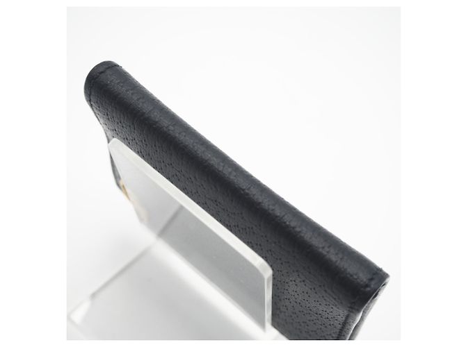 Gucci Double G Leather Card Case Black - view 6