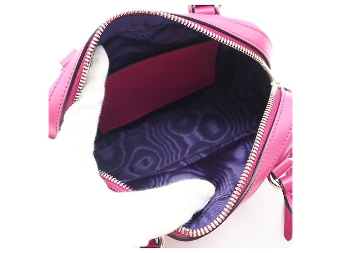 Borsa Boston Mini in Nylon Matelassé GG di Gucci Rosa - vista 10