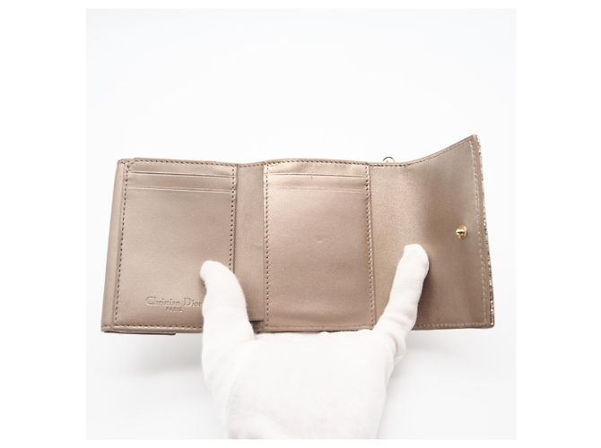 Cartera Lady Dior de Christian Dior Dorado - vista 10